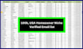 do niche targeted verified email list, b2b, bulk email list for email marketing