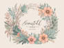design a hand drawn feminine botanical boho logo