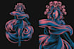 create dark art illustration