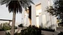 remodel landscape exterior, revit model render, architectural house, backyard