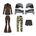 make fashion design or clothing technical flat sketch