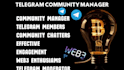 be your telegram community manager discord admin set up bot
