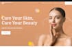 design skincare website cosmetics store makeup skin care shopify beauty website