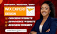 build wix website redesign wix ecommerce wix website development and wix studio