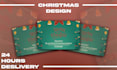 design christmas, greeting and invitation card