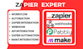 setup pabbly connect zapier integration webhook expert integromat CRM automation