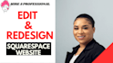 design and develop a squarespace website