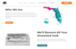 design a junk removal, hauling, and moving website