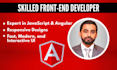 be your front end angular developer and convert figma designs to angular