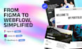 design, redesign, fix or update your webflow website as a webflow expert