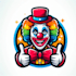 do design a creative clown mascot logo for your business design service