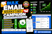 do bulk email blast, send email, email blast and cold email marketing campaign