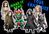 design scary and cute creative stickers, logo, within hour