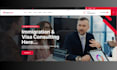 design immigration website lawyer wordpress website visa application website