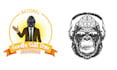 make high quality monkey gorilla vector logo