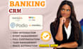 setup banking crm hubspot pipedrive liveagent lead gen nocrm io send pulse yonyx