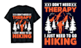 do custom hiking adventure t shirt design