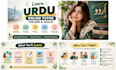 teach urdu speaking, reading and writing online