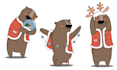 create a character in different poses