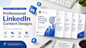 create stunning linkedin post designs