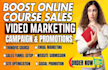 do effective udemy course promotion, thinkific course, online course promotion