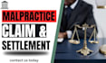 draft your medical malpractice claim and settlement