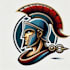 do modern gladiator head mascot logo design service 1 day
