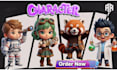 do 2d concept, 3d character, rigging, animation, 3d modeling