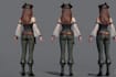 construct 3d character model, 3d nsfw model, metahuman, uv map, texture, animate