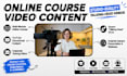 be your professional course presenter and educational video spokesperson