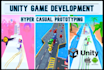 create a hyper casual mobile game in unity