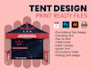 design roll up banner, table cover, canopy tent and backdrop