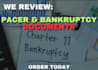 get review of pacer documents and bankruptcy
