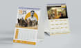 2025 professional desk and wall calendar design