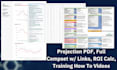 provide str revenue projection and listing compset