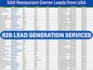 scrape google map data for lead generation, and b2b data extraction