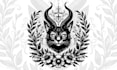 make horror dark art symbol and illustrations