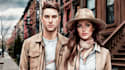 design a professional watercolor couple portrait