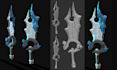 create game ready weapons, props, 3d models
