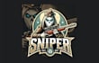 do vintage sniper ghost logo with a free source file for your brand