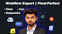 professional webflow website development custom design and cms