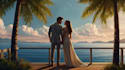 create couples art vector portrait