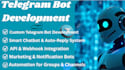 do custom telegram bot,telegram chatbot,python telegram bot