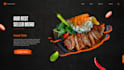 design food website catering website cafe bakery website