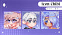 make it a chibi style icon