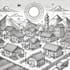 draw simple black and white illustration