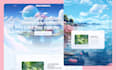 design crypto meme token nft web3 or game website