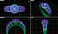 design any custom 3d cad jewelry design and render it