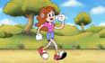 create retro cartoon illustrations in rubber hose style