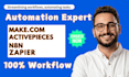 do n8n automation n8n workflow n8n io make com n8n ai automation activepieces VA